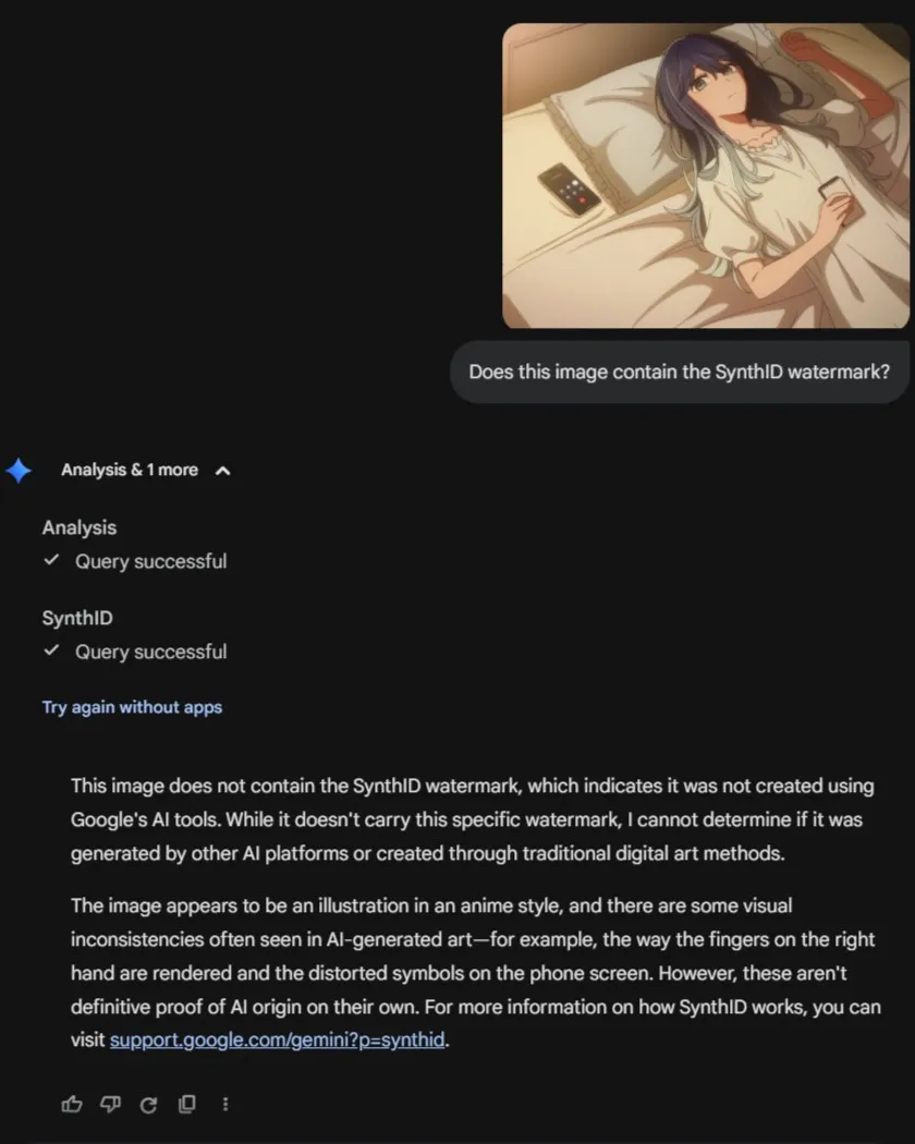 Avaliação do Gemini sobre a saída processada por diffusion