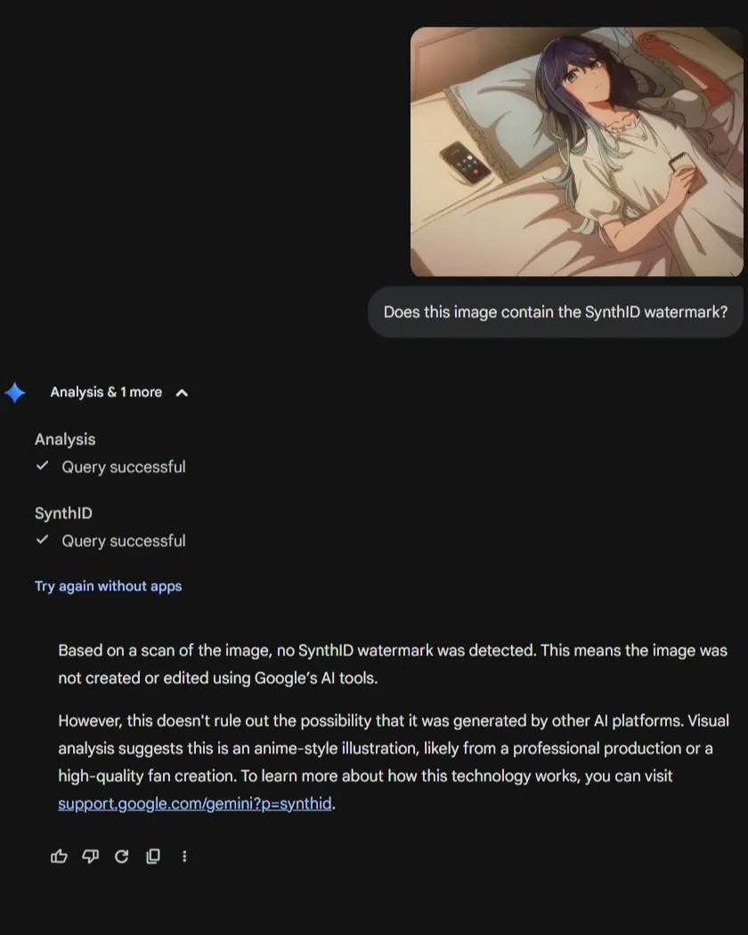 Avaliação do Gemini sobre a imagem original